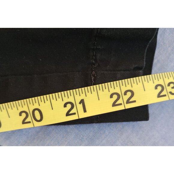 Ann Taylor LOFT Womens Curvy Crop Pants Size 14 Black Cotton Blend - Picture 7 of 7